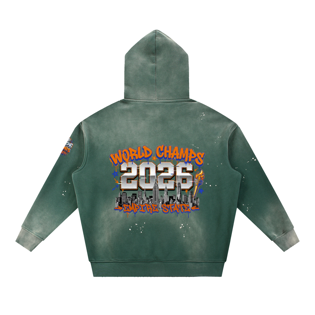 New York  Champs Hoodie – Vintage Washed