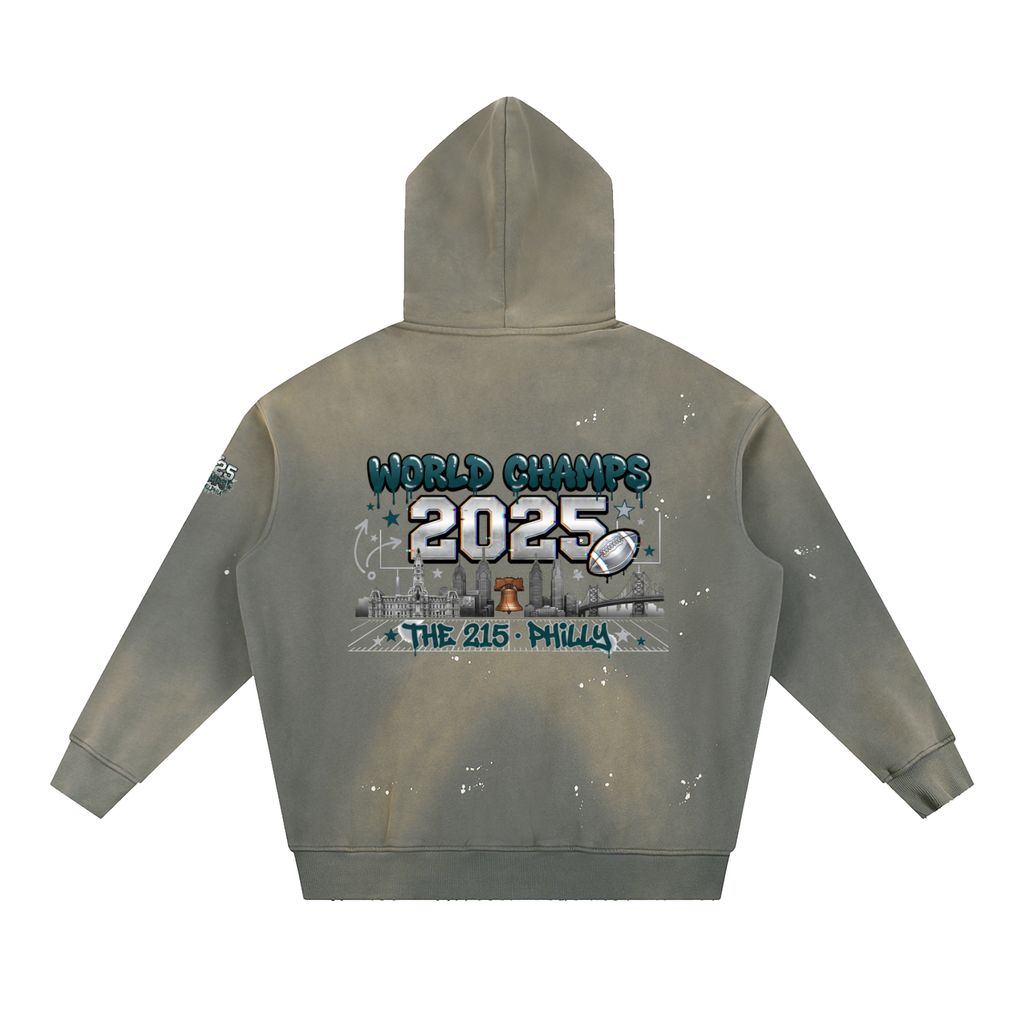 Philadelphia Champs Hoodie  - Vintage Washed
