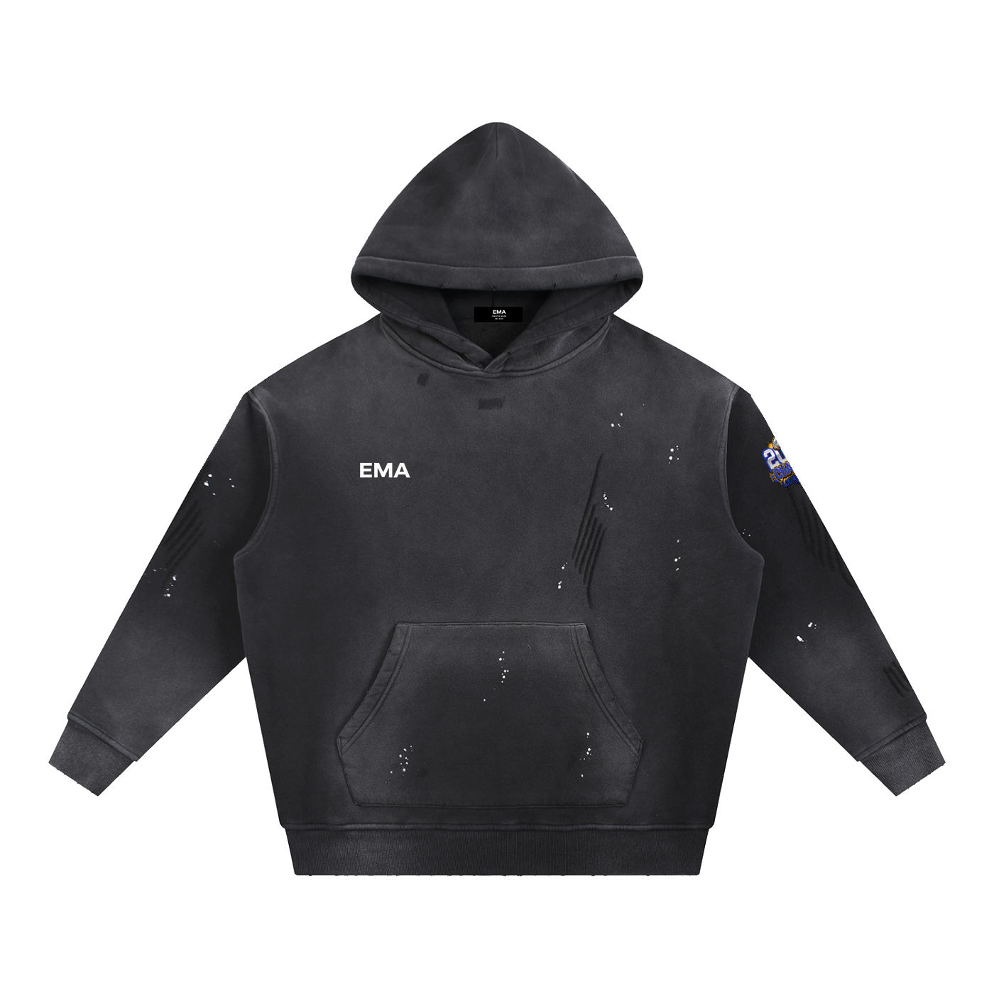 Los Angeles Champs Hoodie  - Vintage Washed