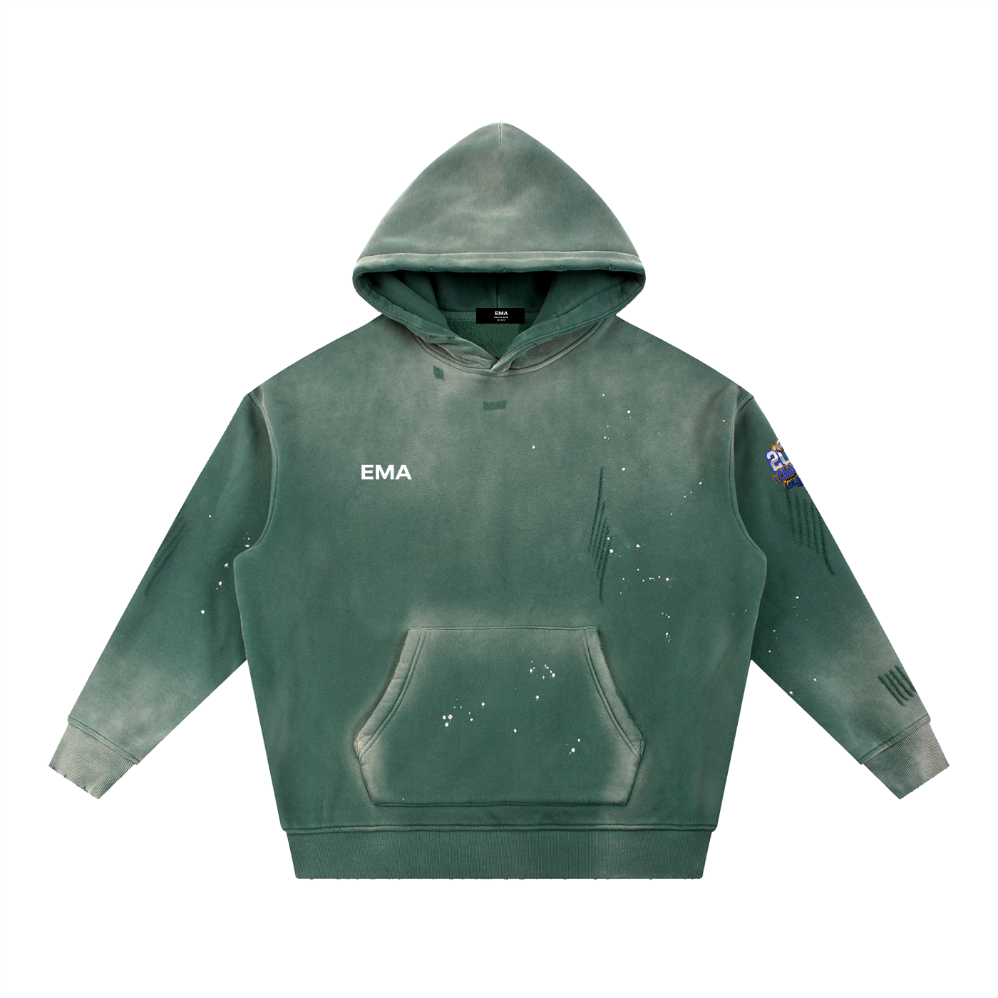 Los Angeles Champs Hoodie  - Vintage Washed