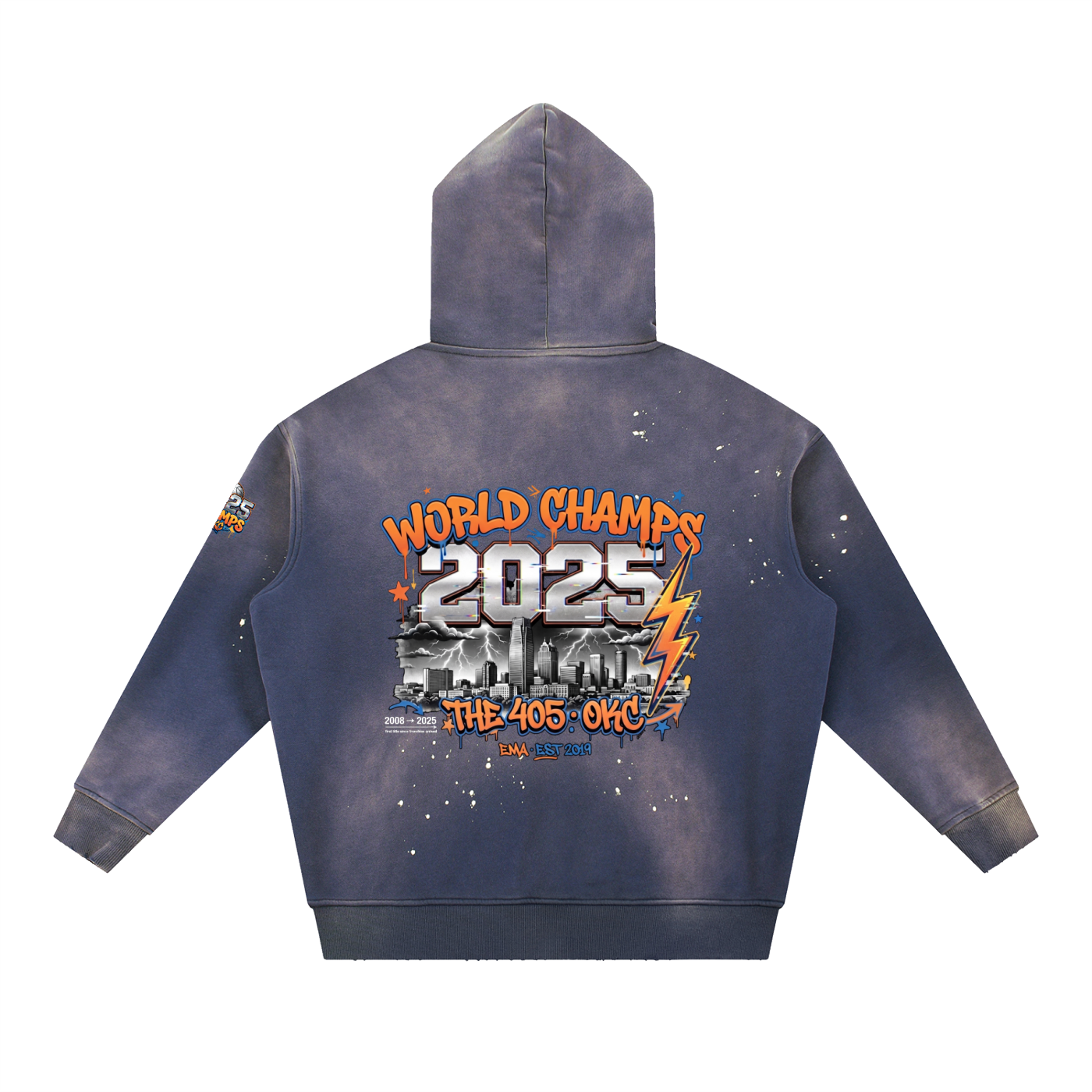 OKC Champs Hoodie – Vintage Washed