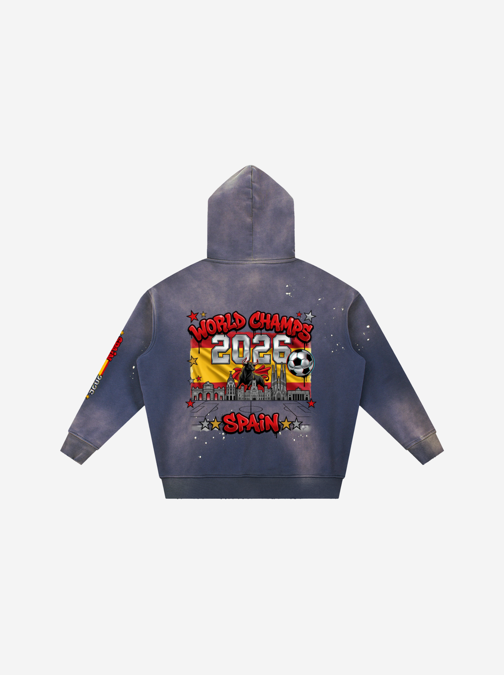 Spain Championship Vintage Hoodie