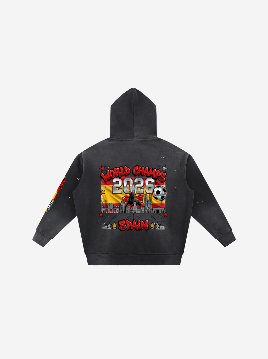 Spain Championship Vintage Hoodie