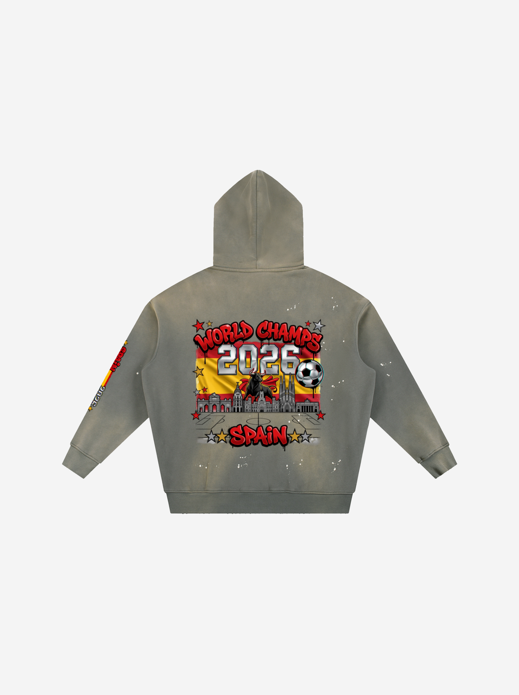 Spain Championship Vintage Hoodie