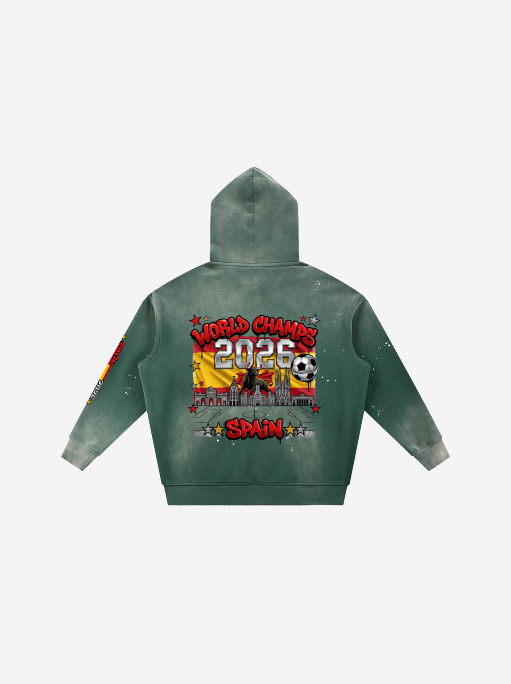 Spain Championship Vintage Hoodie