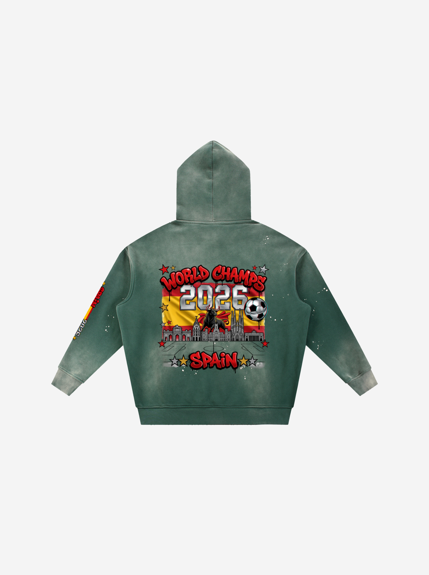 Spain Championship Vintage Hoodie