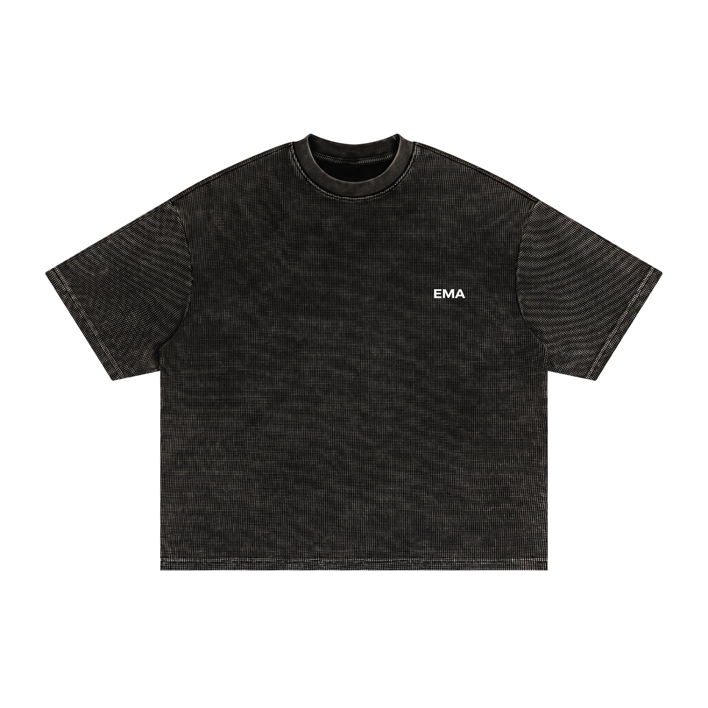 EMA Waffle Washed Boxy T-Shirt
