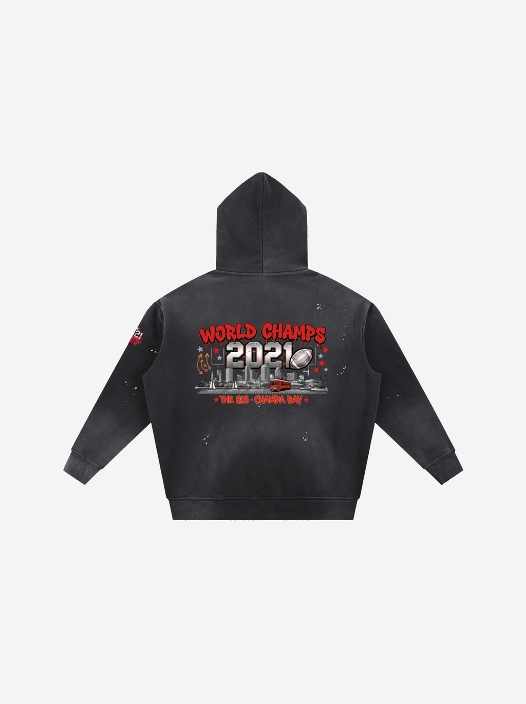 Tampa Bay Champs Hoodie - Vintage Washed