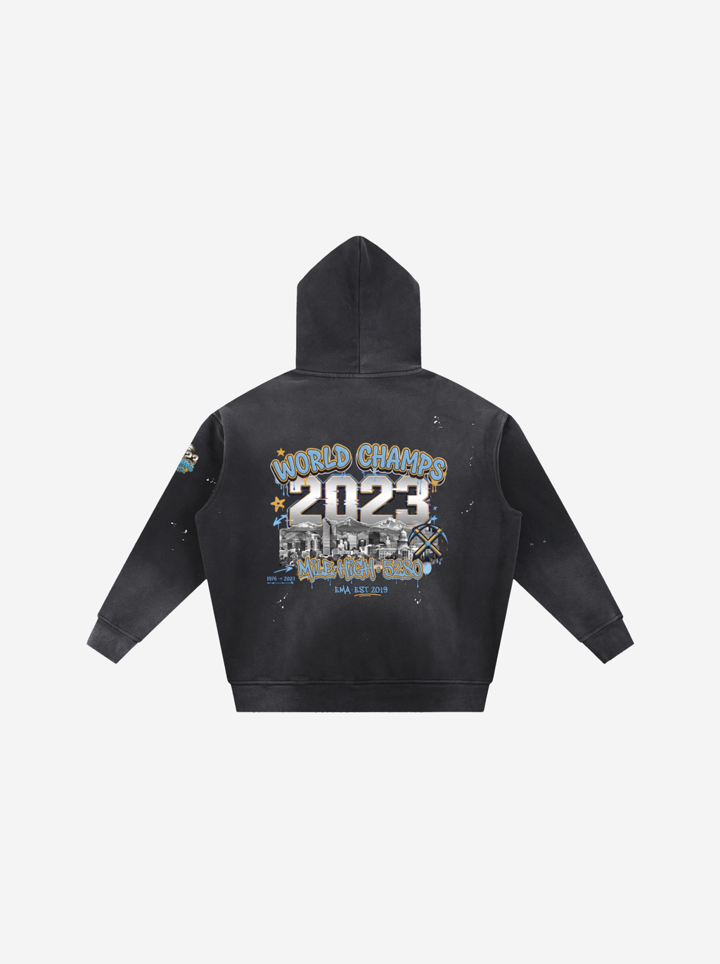 Denver Champs Hoodie – Vintage Washed