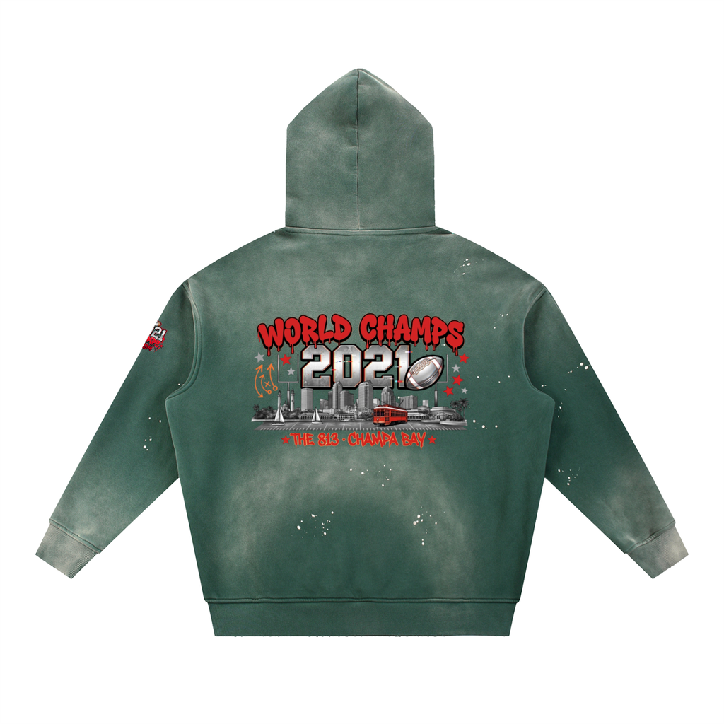 Tampa Bay Champs Hoodie - Vintage Washed