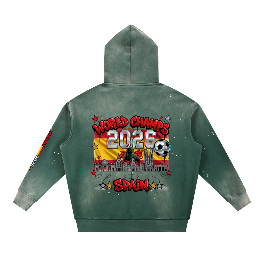 Spain Championship Vintage Hoodie