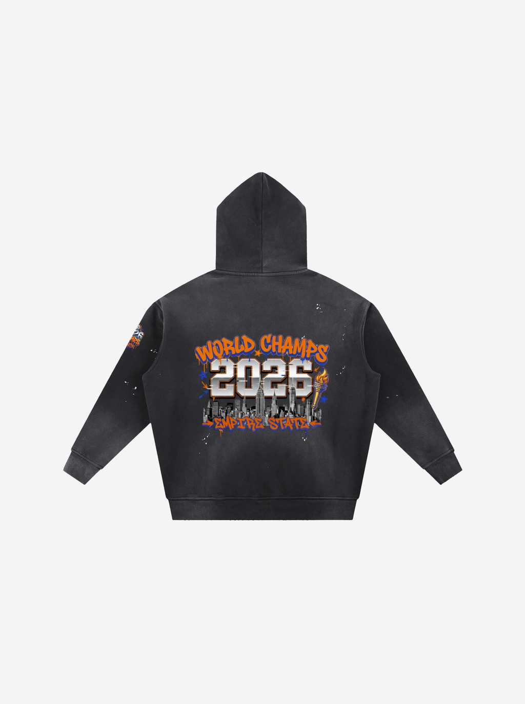 New York  Champs Hoodie – Vintage Washed