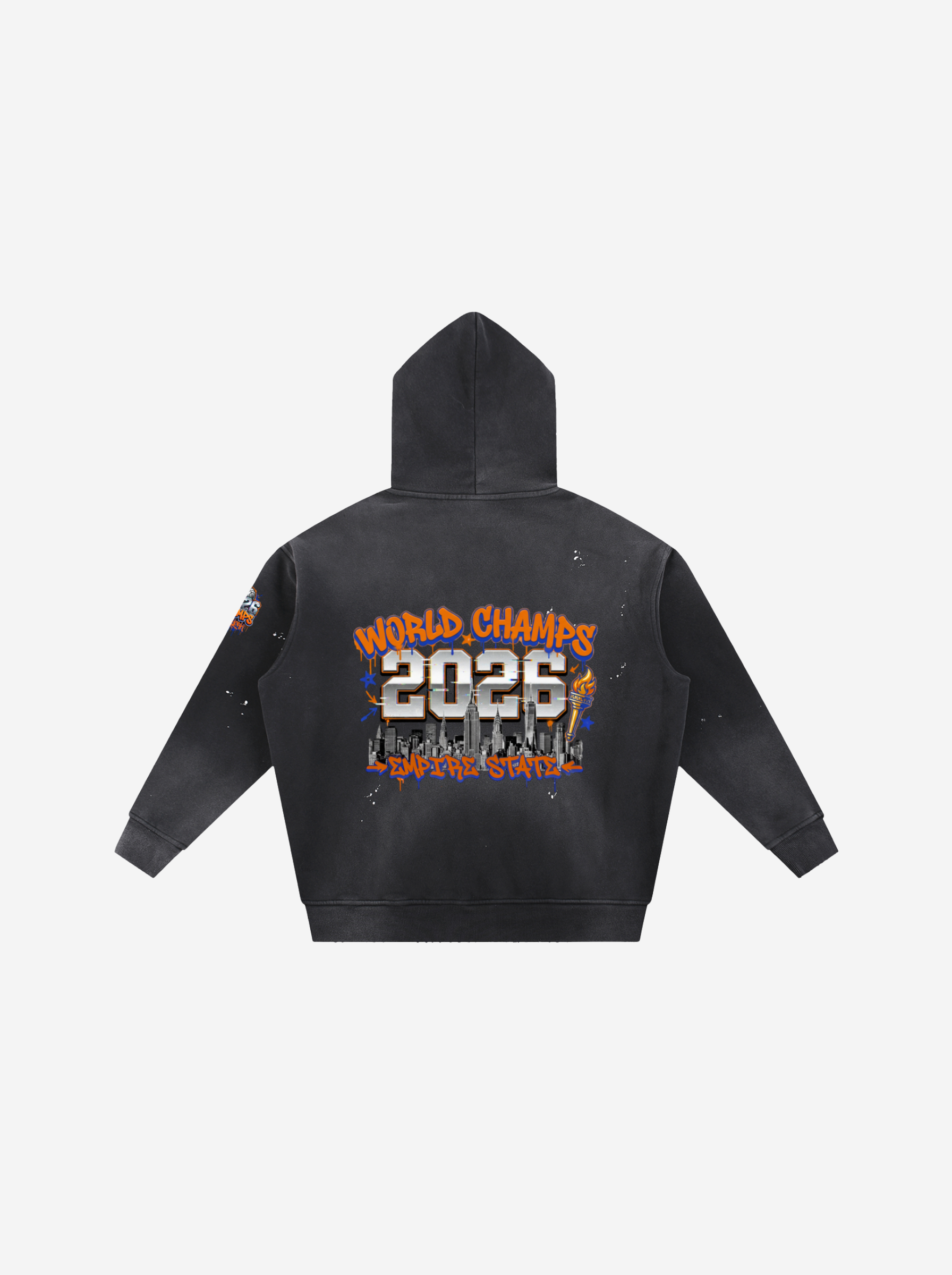 New York  Champs Hoodie – Vintage Washed