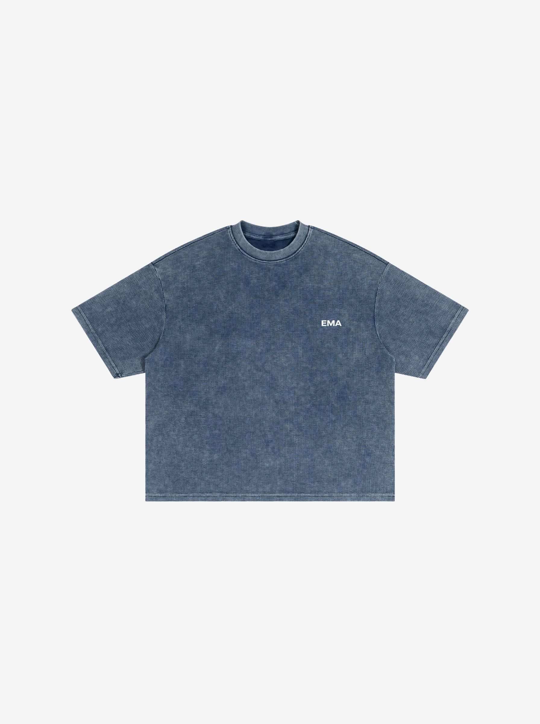 EMA Waffle Washed Boxy T-Shirt