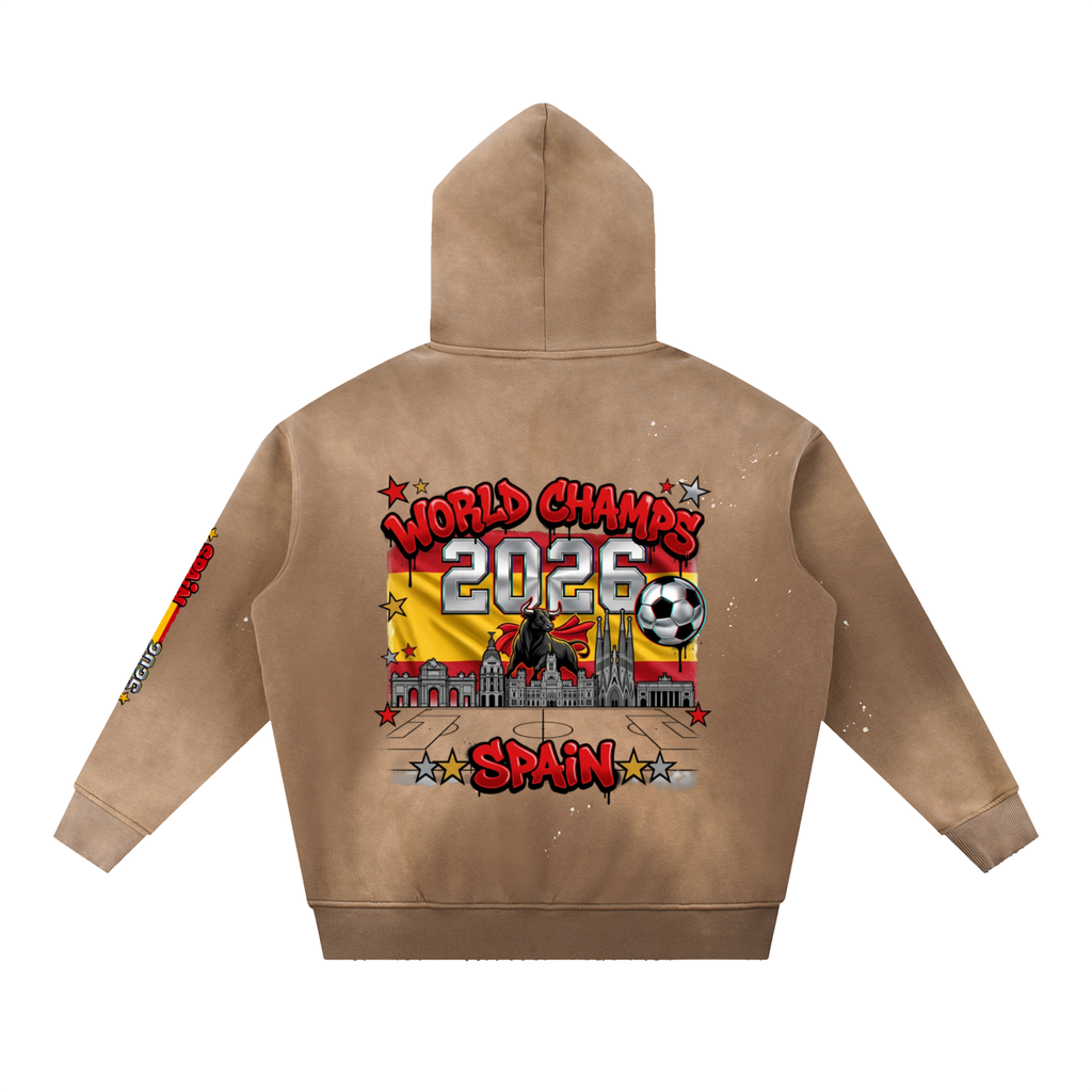 Spain Championship Vintage Hoodie