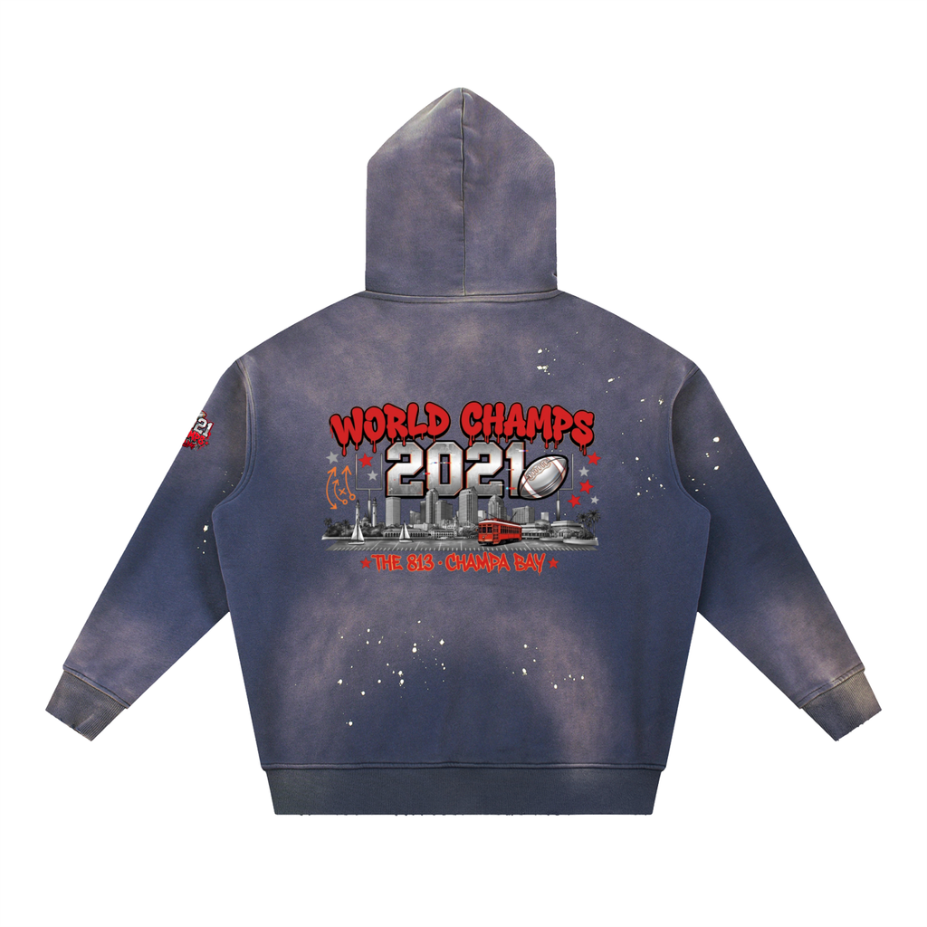 Tampa Bay Champs Hoodie - Vintage Washed