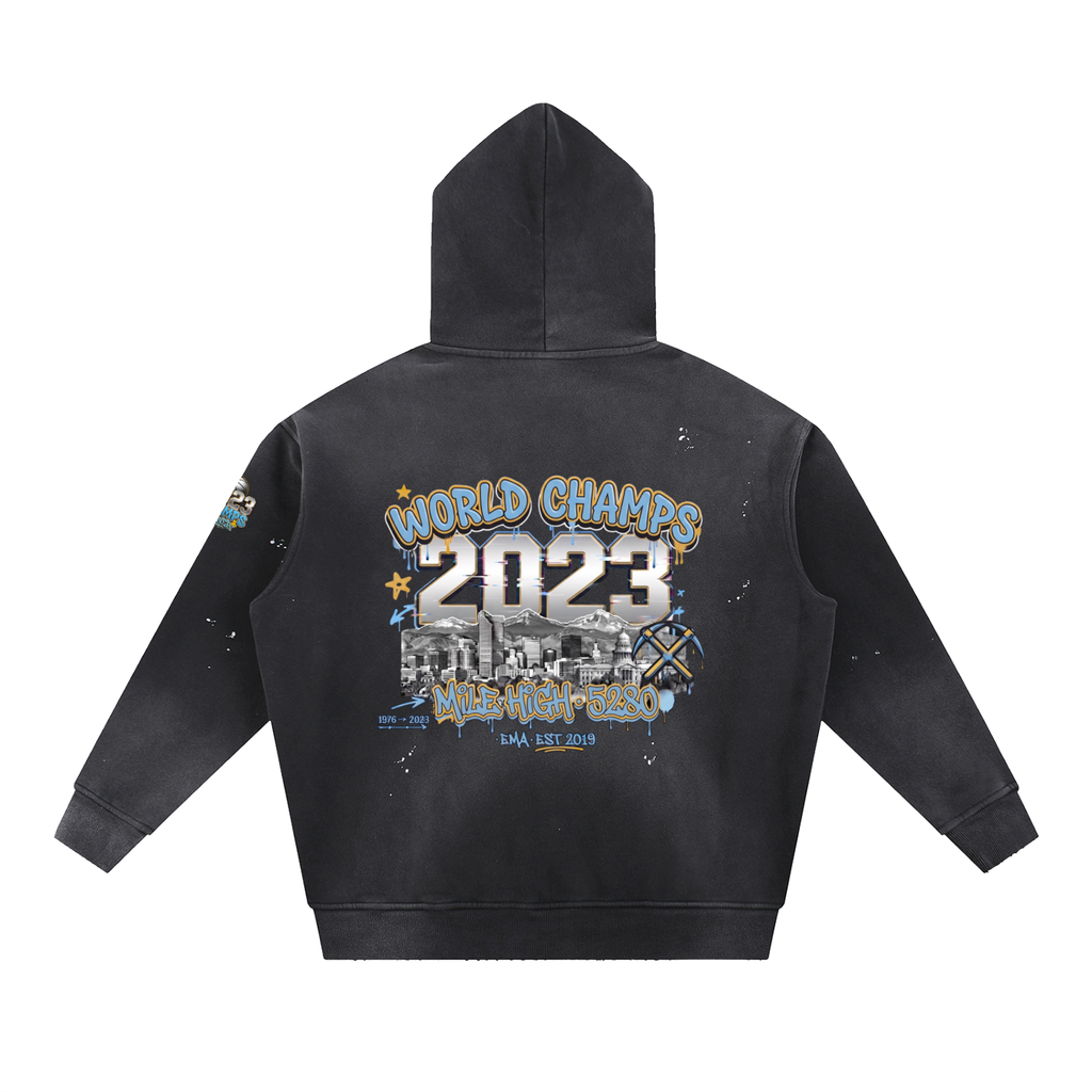 Denver Champs Hoodie – Vintage Washed