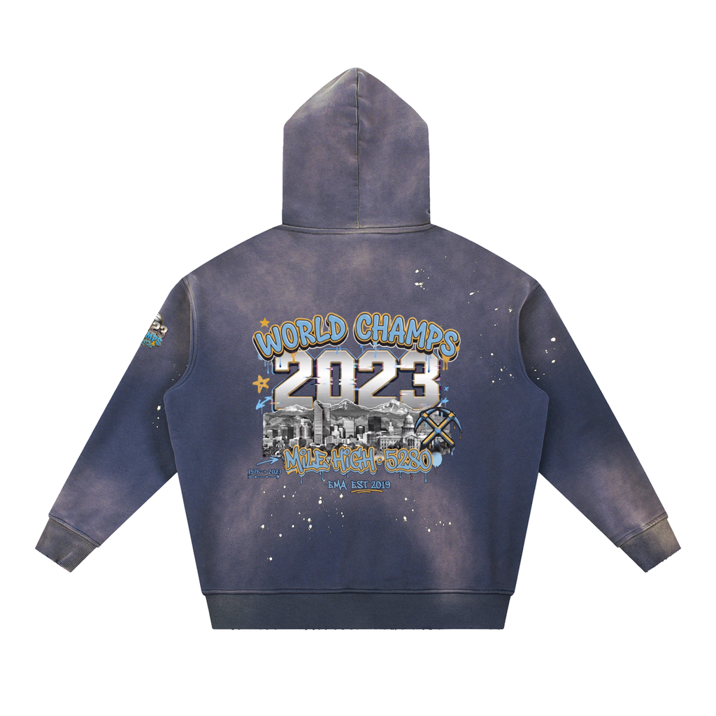 Denver Champs Hoodie – Vintage Washed