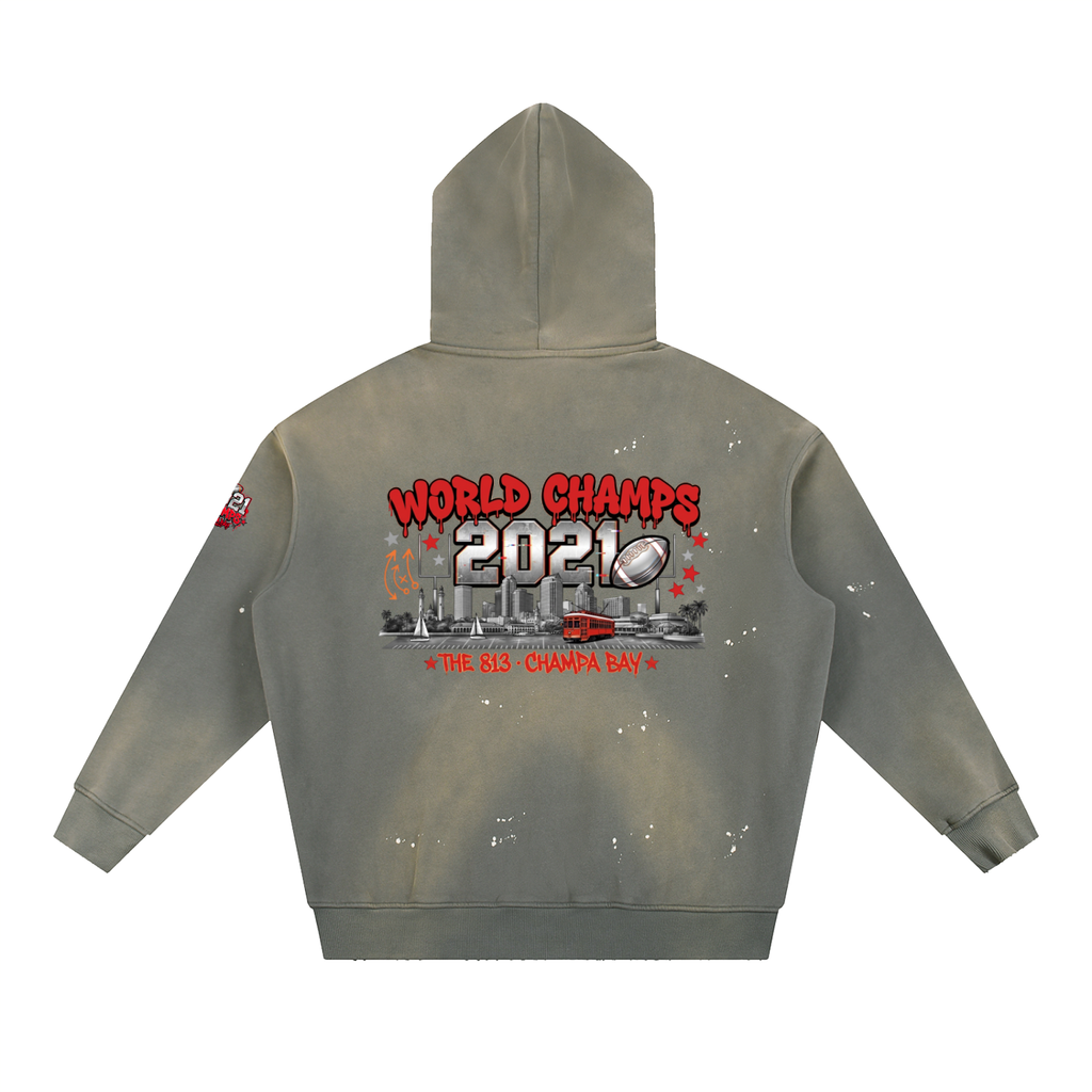 Tampa Bay Champs Hoodie - Vintage Washed