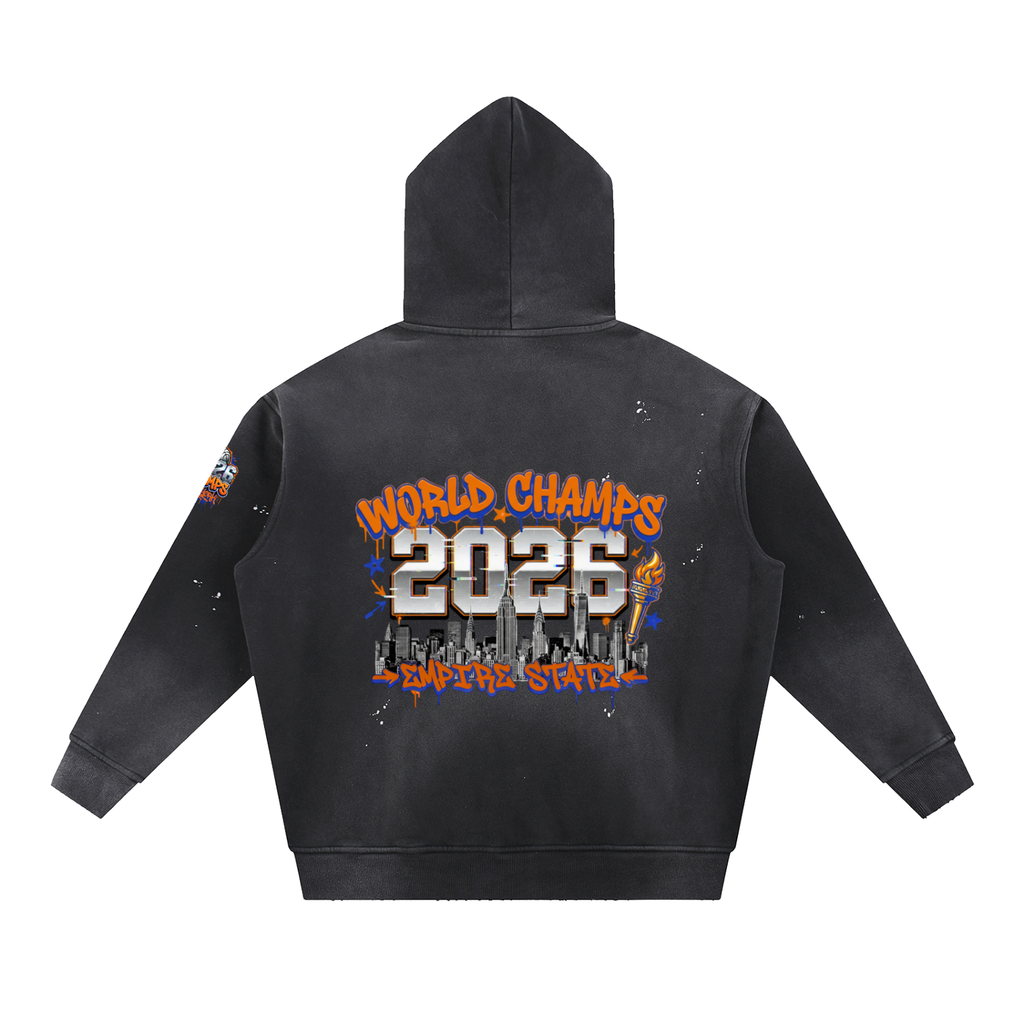 New York  Champs Hoodie – Vintage Washed