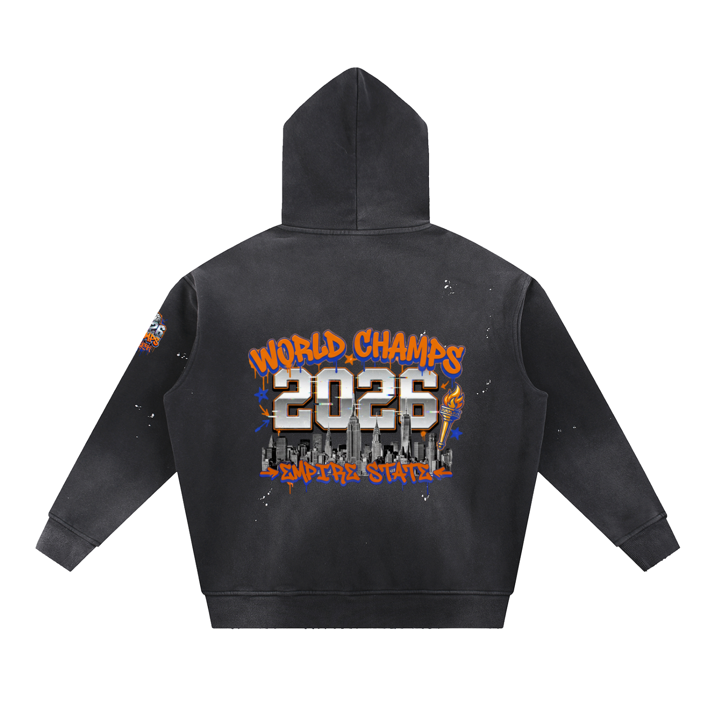 New York  Champs Hoodie – Vintage Washed