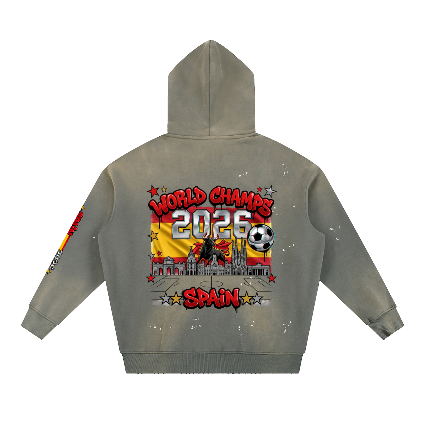 Spain Championship Vintage Hoodie