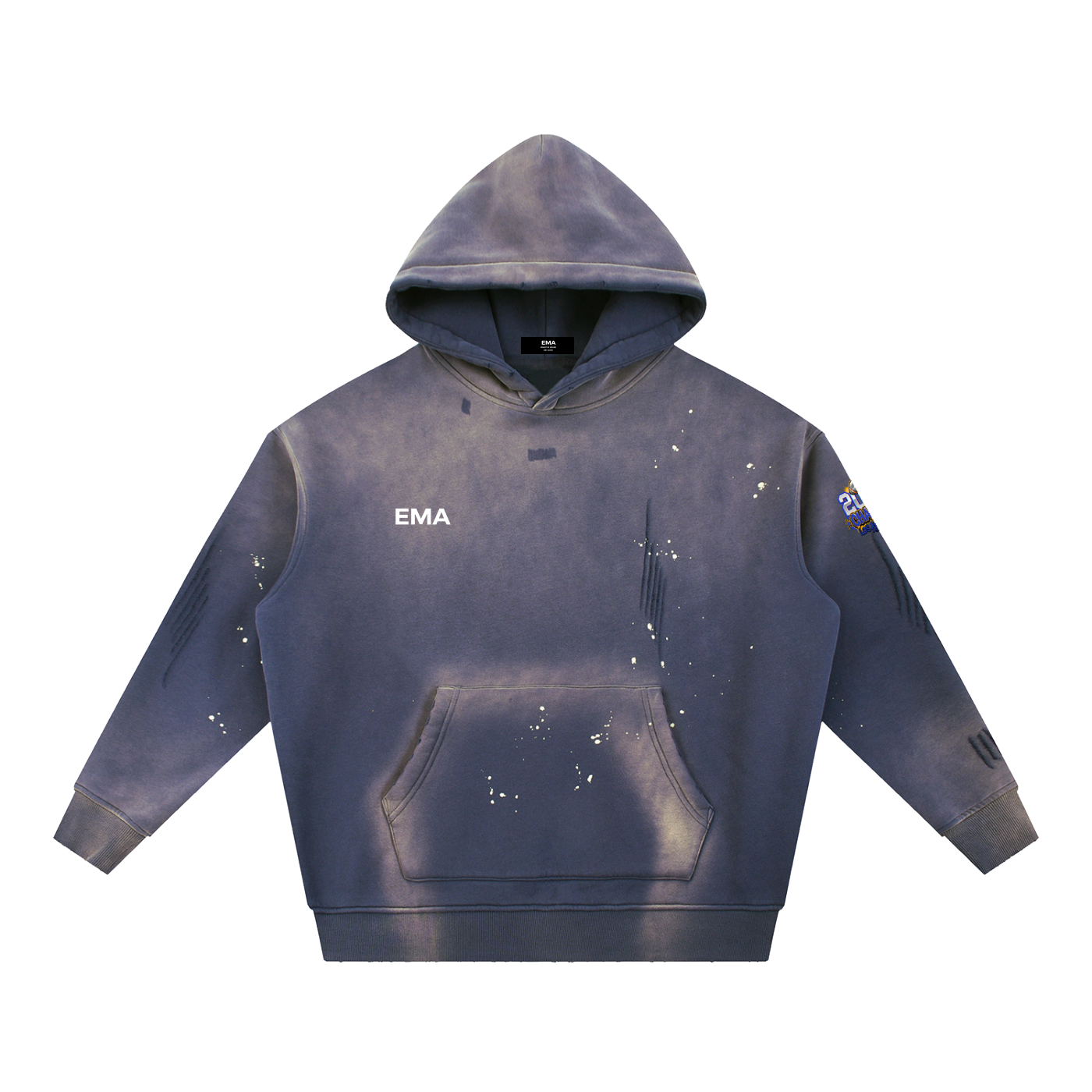 Los Angeles Champs Hoodie  - Vintage Washed