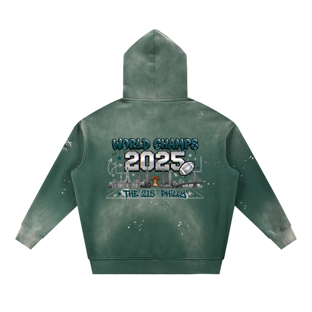 Philadelphia Champs Hoodie  - Vintage Washed