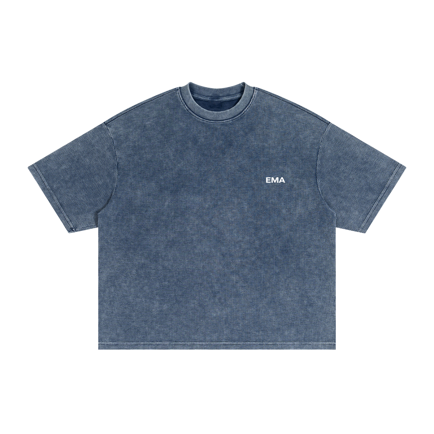 EMA Waffle Washed Boxy T-Shirt