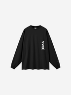 EMA Oversized Long Sleeve Tee  (Black)