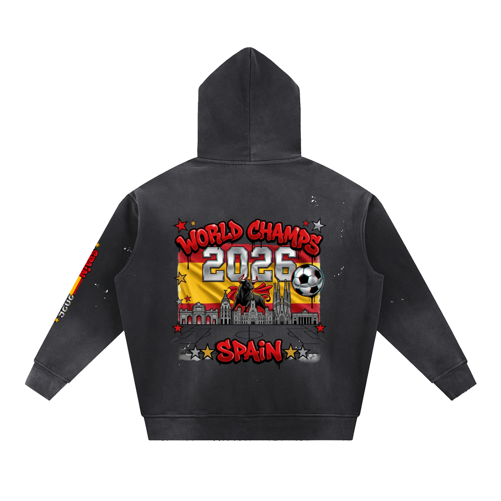Spain Championship Vintage Hoodie