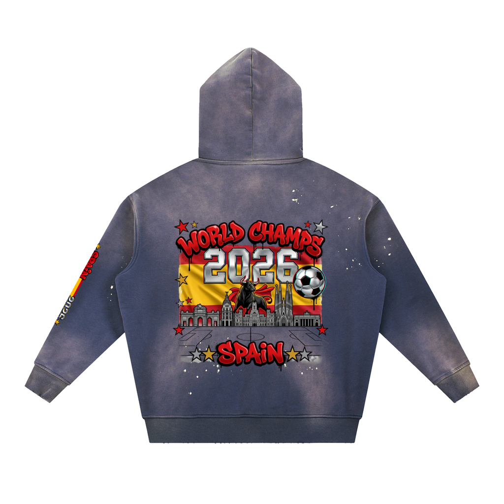 Spain Championship Vintage Hoodie