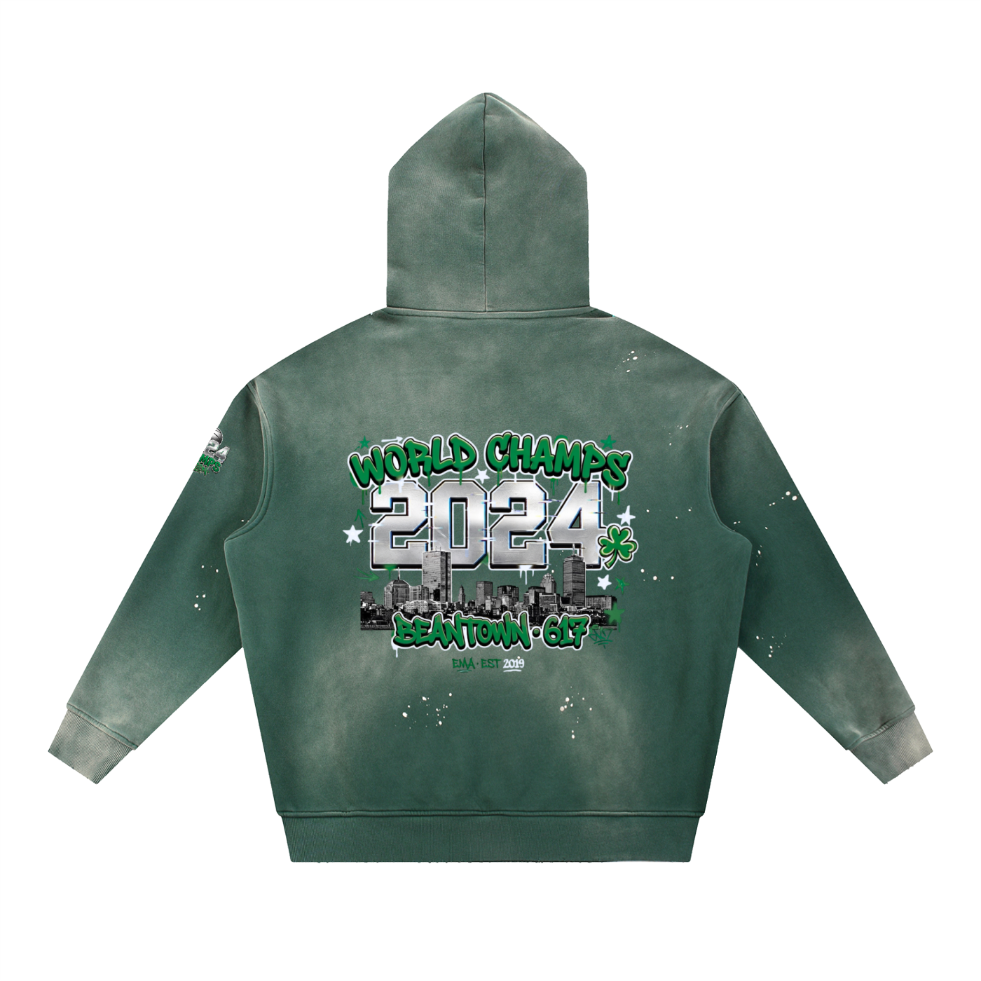 Boston Champs Hoodie – Vintage Washed