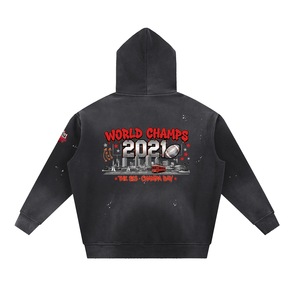 Tampa Bay Champs Hoodie - Vintage Washed